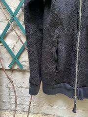 (New Arrival) BORIS BIDJAN SABERI - Textured wool hooded jacket
