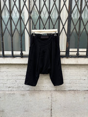 (New Arrival) RICK OWENS - FW10 "GLEAM" Virgin wool low crotch pants with elastic waist