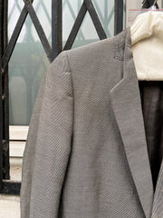 (New Arrival) RICK OWENS - SS11 Tailored jacket with padded shoulders and inner straps