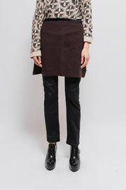 UNDERCOVER - FW02 "Witch's cell division" Wrap up apron with cross pattern