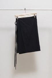 A.F VANDEVORST - SS12 Wrap up skirt with ring buckle details and straps