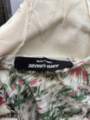 (New Arrival) JUNYA WATANABE - SS03 Linen parachute top with painting pattern