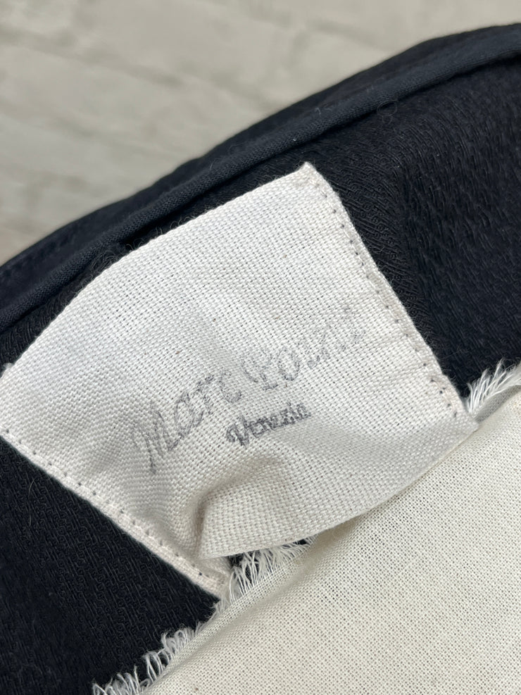 (New Arrival) MARC POINT - Textured cotton pants with wooden button
