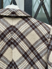 ALEXANDER MCQUEEN - FW00 "Eshu" Plaid pattern virgin wool tailored jacket with signature lining