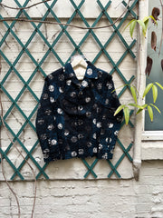 (New arrival) UNDERCOVER - FW03 « Paper Doll » Cotton overshirt with scribbled polka dot pattern