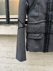(New Arrival) UNDERCOVER - FW09 "Earmuff Maniac" Thermotron insulated wool jacket with pocket thermometer (runway)