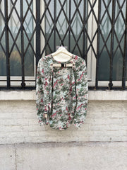 (New Arrival) JUNYA WATANABE - SS03 Linen parachute top with painting pattern