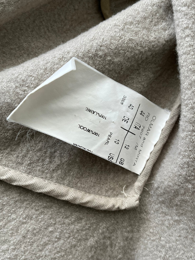 (New Arrival) RICK OWENS - SS06 « TUNGSTEN » Wool cardigan with circle cutouts