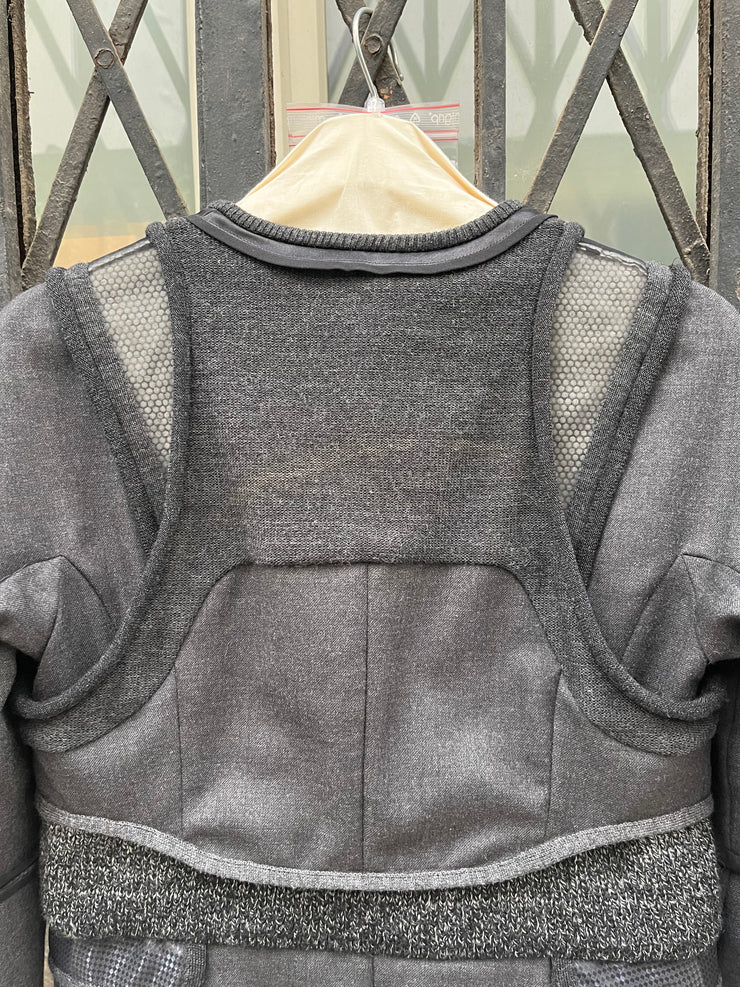 (New Arrival) UNDERCOVER - FW09 "Earmuff Maniac" Thermotron insulated wool jacket with pocket thermometer (runway)