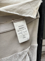 (New Arrival) RICK OWENS - FW16 « Mastodon » Silk blend velvet wide pants with ribbed waist