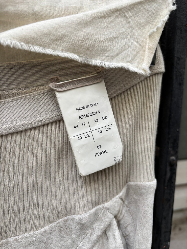 (New Arrival) RICK OWENS - FW16 « Mastodon » Silk blend velvet wide pants with ribbed waist