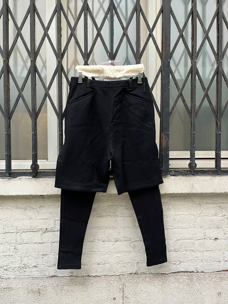 (New Arrival) DEVOA - Textured wool layered pants
