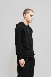 UNDERCOVER - FW07 "Knit" Wool and angora sleeveless hoodie