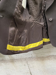 ALEXANDER MCQUEEN - FW00 "Eshu" Virgin wool tailored jacket with padded shoulders and signature lining (runway)