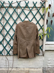 (New Arrival) SHARE SPIRIT - Military moleskine coat with two button rows