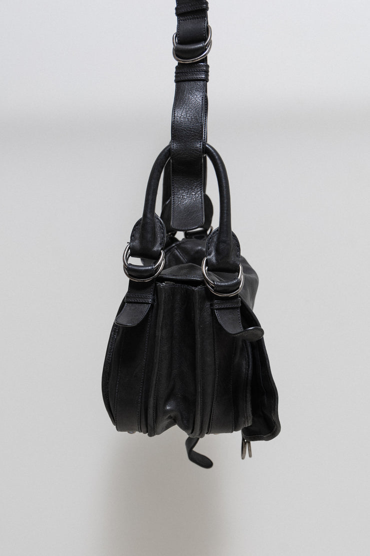 A.F VANDEVORST - Horse bit leather bag