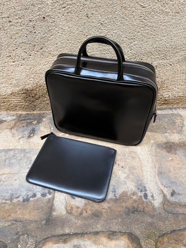 COMME DES GARÇONS - Leather bag and pouch set – L'OBSCUR