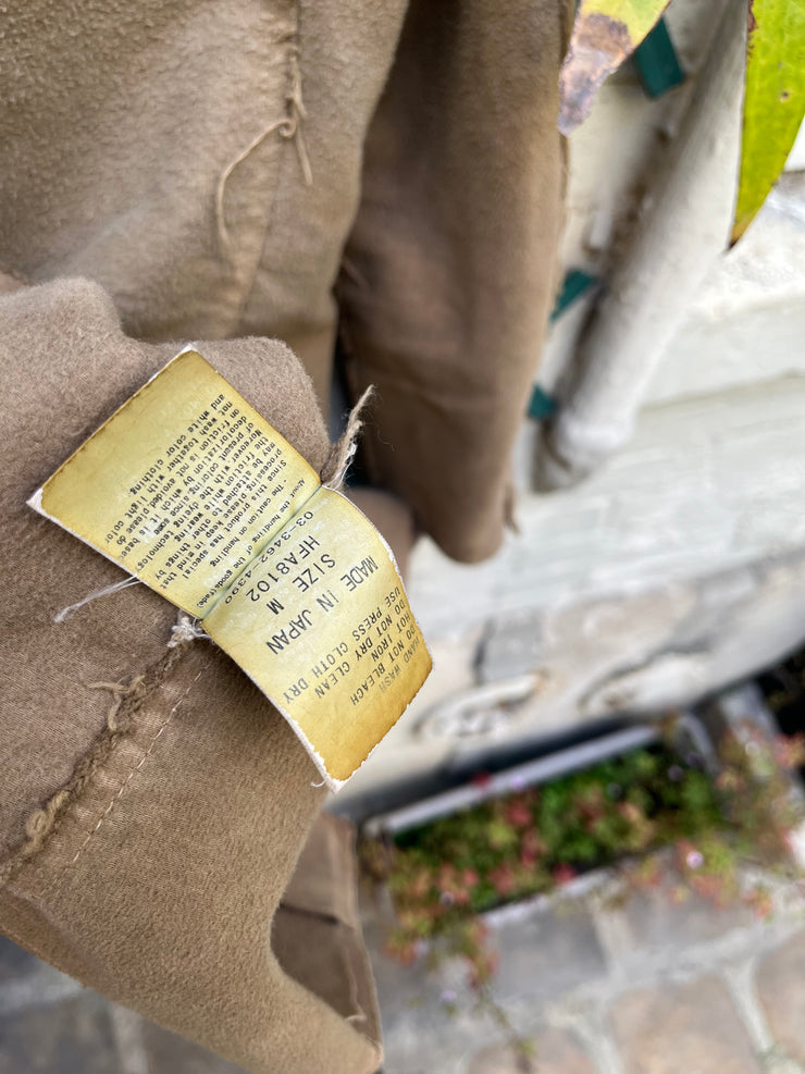 (New Arrival) SHARE SPIRIT - Military moleskine coat with two button rows