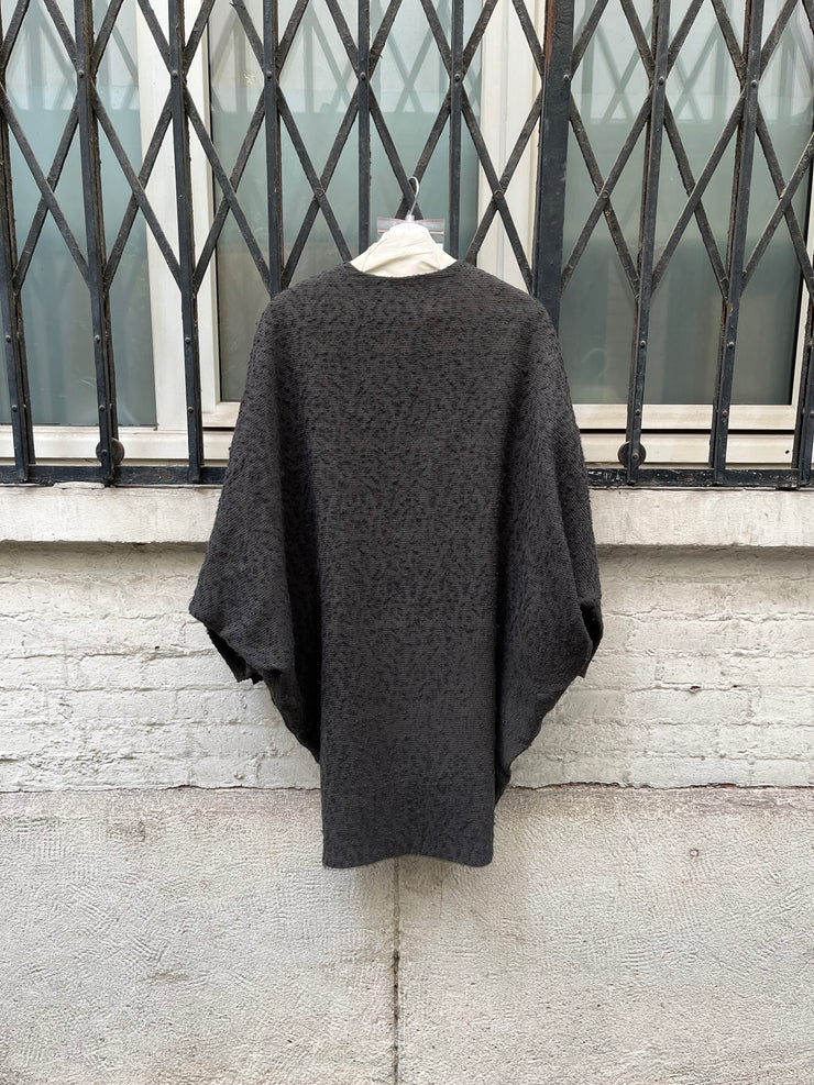 (New Arrival) DAMIR DOMA - Wool blend textured cocoon jacket