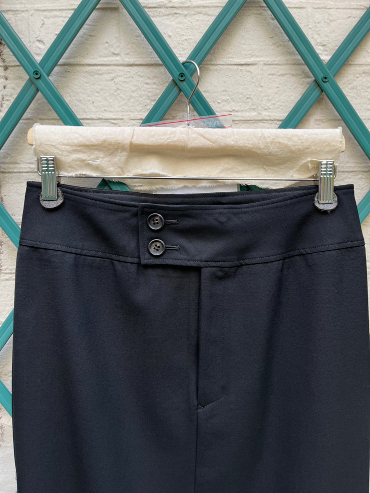 (New Arrival) YOHJI YAMAMOTO Y’S - Gabardine wool skirt with slit detail