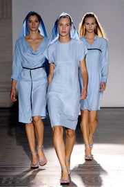 A.F VANDEVORST - SS07 Cotton shirt dress with chest belt detail