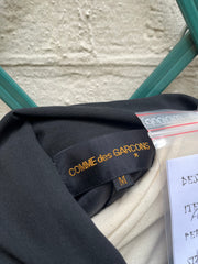 (New Arrival) COMME DES GARÇONS - SS91 Fine wool button up jacket with scarf collar