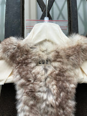 (New Arrival) L.G.B - Rabbit fur and leather reversible vest