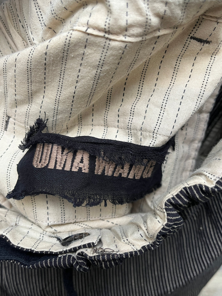 (Pre Sale) UMA WANG - SS17 Cotton + linen Pigiama pants