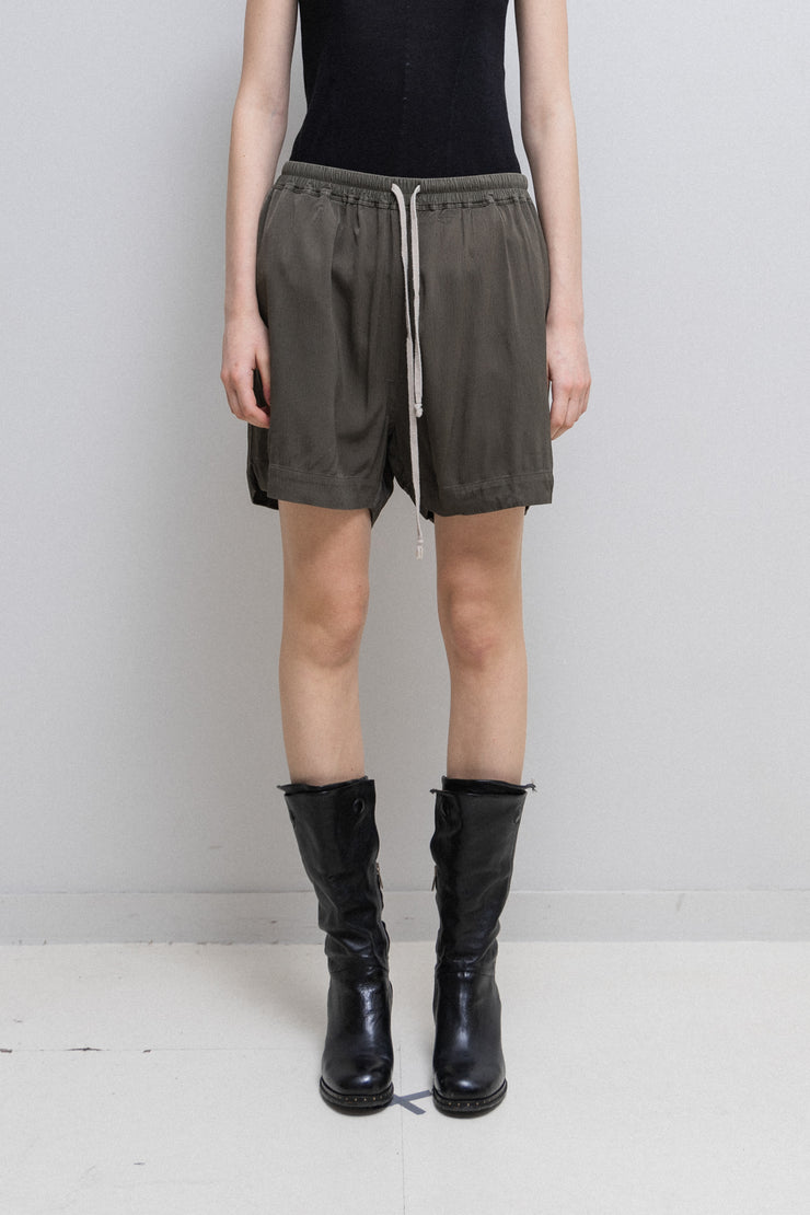 RICK OWENS - SS16 "CYCLOPS" Lightweight drawstring shorts