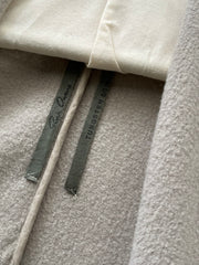 (New Arrival) RICK OWENS - SS06 « TUNGSTEN » Wool cardigan with circle cutouts