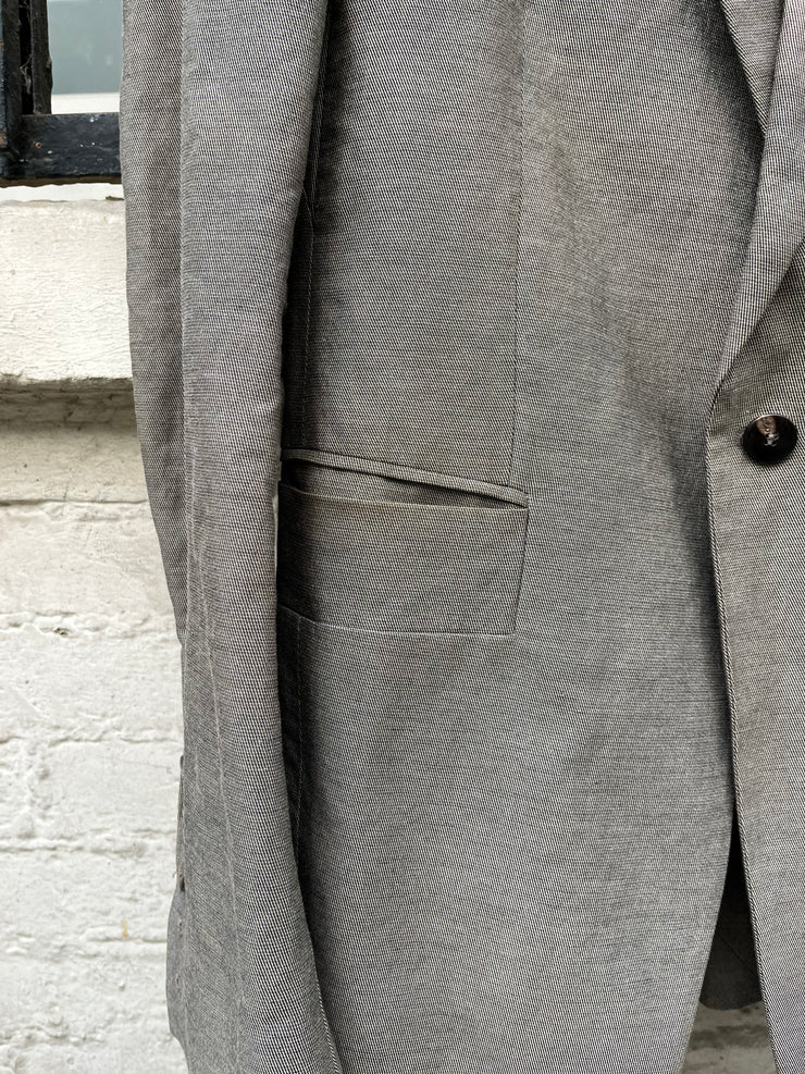 (New Arrival) RICK OWENS - SS11 Tailored jacket with padded shoulders and inner straps