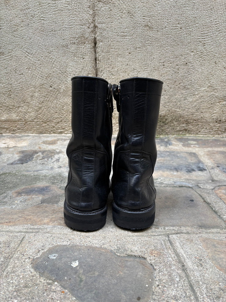 (New Arrival) RICK OWENS - Leather creeper boots