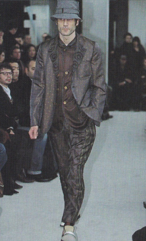 (New Arrival) COMME DES GARÇONS HOMME PLUS - FW02 Lightweight docking pants with frayed seams (runway)