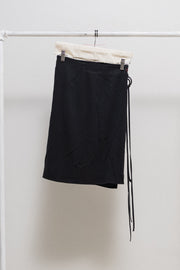 A.F VANDEVORST - SS12 Wrap up skirt with ring buckle details and straps