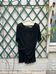 (New Arrival) BORIS BIDJAN SABERI - Thin cotton tee with stitching details