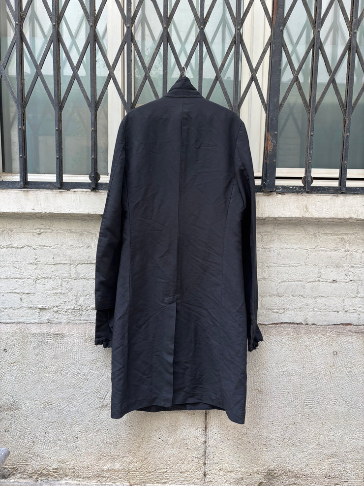 (New Arrival) COMME DES GARCONS HOMME PLUS - FW19 Long poly coat with integrated gloves
