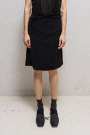 A.F VANDEVORST - SS12 Wrap up skirt with ring buckle details and straps