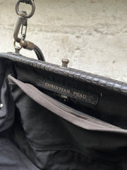 (New Arrival) CHRISTIAN PEAU - Lizzard skin bag