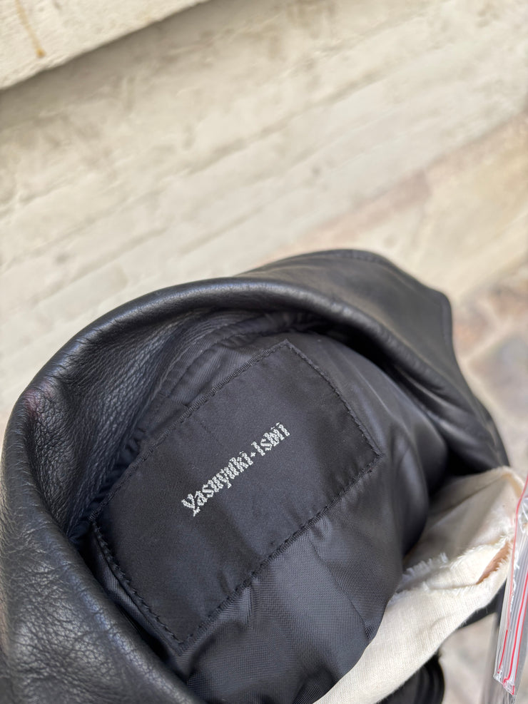 (New Arrival) YASUYUKI ISHII - Leather perfecto jacket