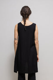 YOHJI YAMAMOTO Y'S - Rayon dress top with pockets