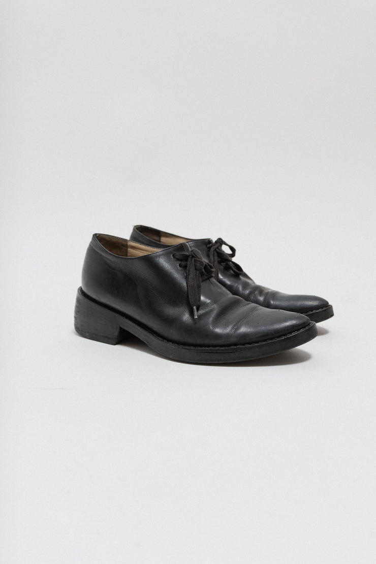 ANN DEMEULEMEESTER - Pointy leather shoes (early 90&