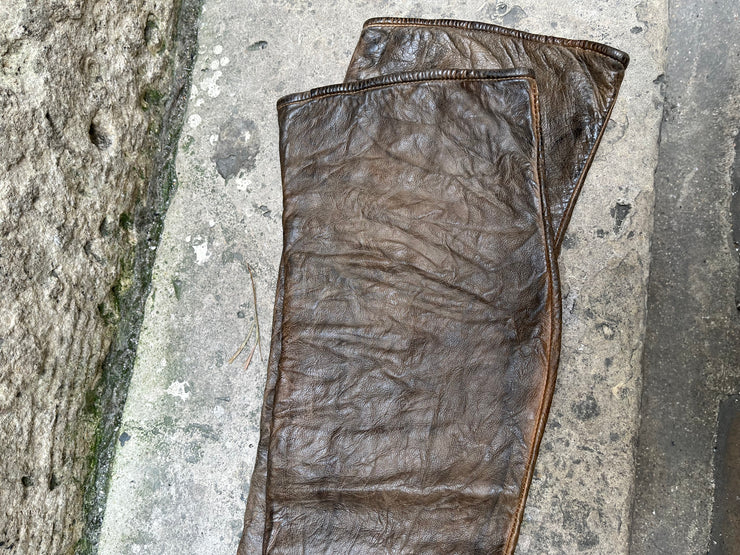 (New Arrival) CAROL CHRISTIAN POELL - Extra long single finger leather gloves