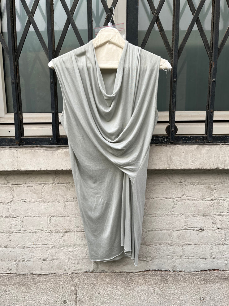(New Arrival) RICK OWENS LILIES - Mint grey draped top