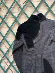 (New Arrival) COMME DES GARCONS - SS10 Textured cotton jacket with layered patches of different fabrics