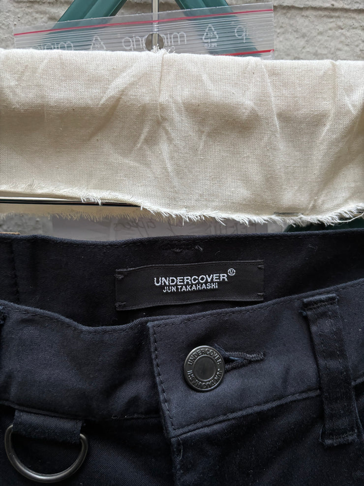 (Pre Sale) UNDERCOVER - SS19 “New Warrior” Slim cotton pants with leg zippers