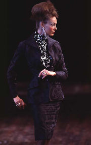 VIVIENNE WESTWOOD - FW97 Damask pattern jacket with floral waistcoat buttons