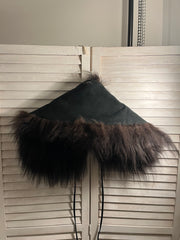 UDO EDLING - Fur collar made of goat from Transilvania (big size)