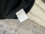 (New Arrival) RICK OWENS - FW10 "GLEAM" Lamb leather long jacket with matching fleece and textured sleeves