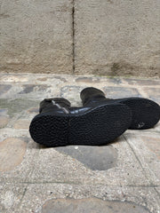 (New Arrival) RICK OWENS - Leather creeper boots