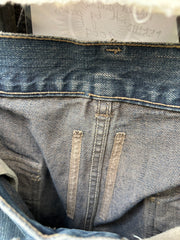 RICK OWENS DRKSHDW - 2007 Washed denim shorts with large pockets